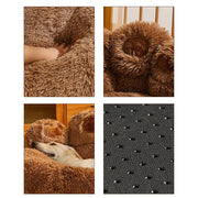 Comfortable Plush Dog Bed – Washable, Breathable, and Soft for Small to Large Dogs