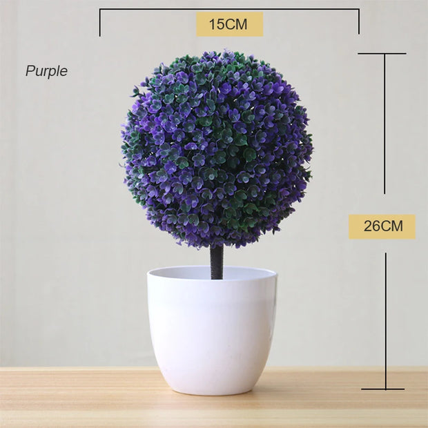 Artificial Bonsai Tree – Small Potted Simulation Plant for Table Decoration, Home, Hotel & Garden Decor