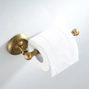 Antique Brass Brushed Wall-Mounted Toilet Paper Holder