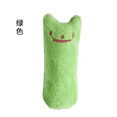 Interactive Teeth Grinding Catnip Toy – Plush Chew Toy for Cats and Kittens