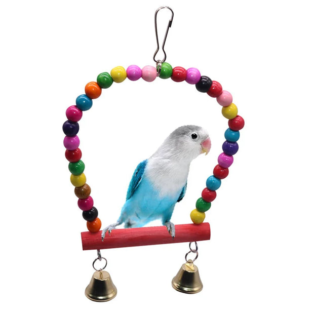 Handmade Bird Cage Toys – Colorful Parrot Accessories for Play &amp; Training