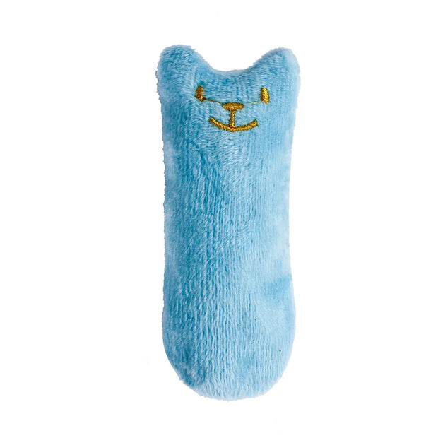 Interactive Teeth Grinding Catnip Toy – Plush Chew Toy for Cats and Kittens