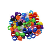 High-Quality 8mm Bird Clip Ring – Plastic Foot Rings for Bird Identification (1000 Pcs)