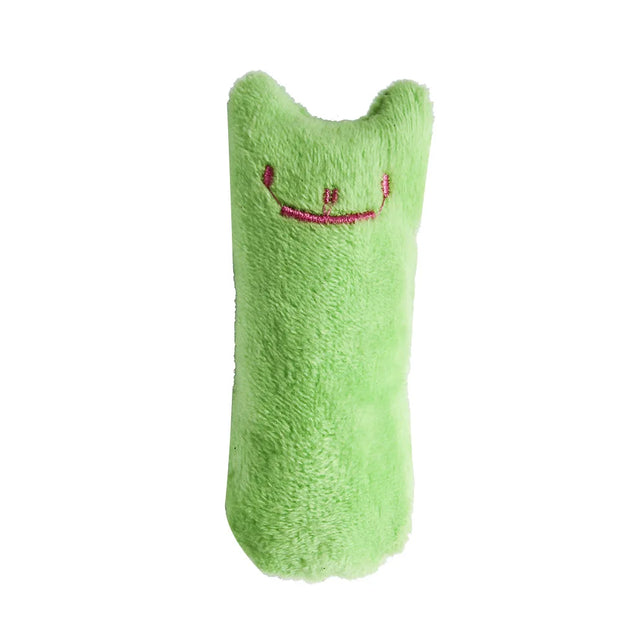 Interactive Teeth Grinding Catnip Toy – Plush Chew Toy for Cats and Kittens