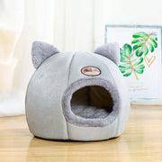 Breathable Removable Cat Bed - Winter Warm Cat House with Non-Slip Bottom