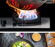 Traditional Iron Wok with Glass Lid Non-Stick for Gas Cooker