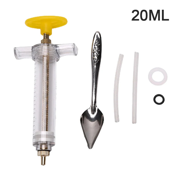 10ml 20ml 50ml Parrot Feeding Syringe Hose Parrots Bird Feeders  Syringe High Quality  Bird Feeder Balcony Syringe Hose Needle