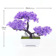 Artificial Bonsai Tree – Small Potted Simulation Plant for Table Decoration, Home, Hotel & Garden Decor