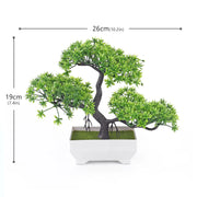 Artificial Bonsai Tree – Small Potted Simulation Plant for Table Decoration, Home, Hotel & Garden Decor