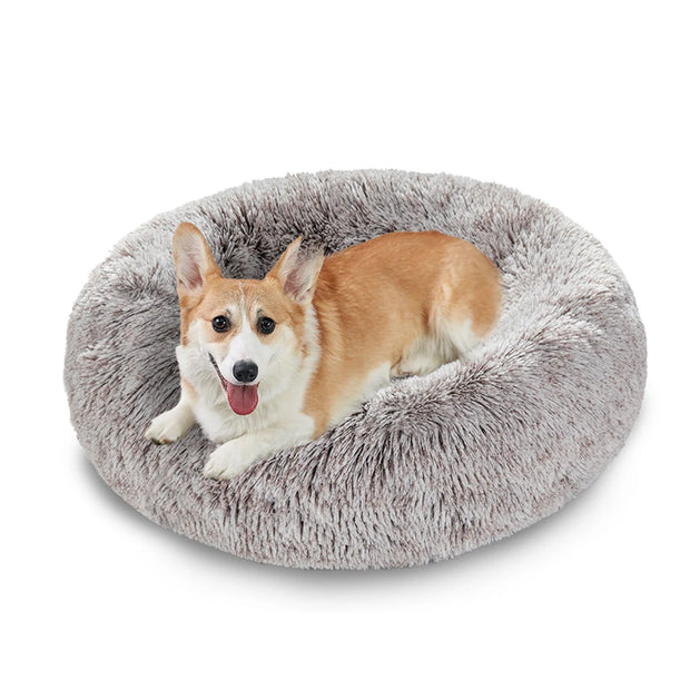 Breathable Donut Shaped Pet Bed – Cozy Round Cushion for Cats and Dogs