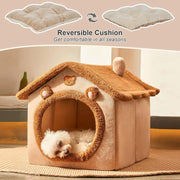 Cozy Cotton Pet House - Warm Indoor Bed for Cats and Dogs