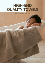 Combed Cotton Absorbent Towel – Soft, Quick-Drying, and Durable