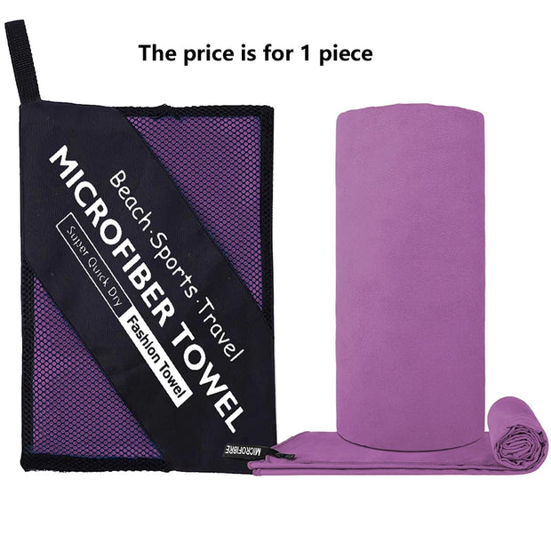 Microfiber Sports Towel – Quick-Dry, Handmade, Soft &amp; Absorbent