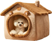 Cozy Cotton Pet House - Warm Indoor Bed for Cats and Dogs