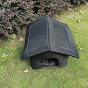 Foldable Waterproof Cat House - Winter Warm Insulated Bed for Outdoor Cats & Small Dogs