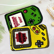 Retro Portable Handheld Game Console Rug – Kids Game Shape Carpet, Non-Slip, Soft & Absorbent