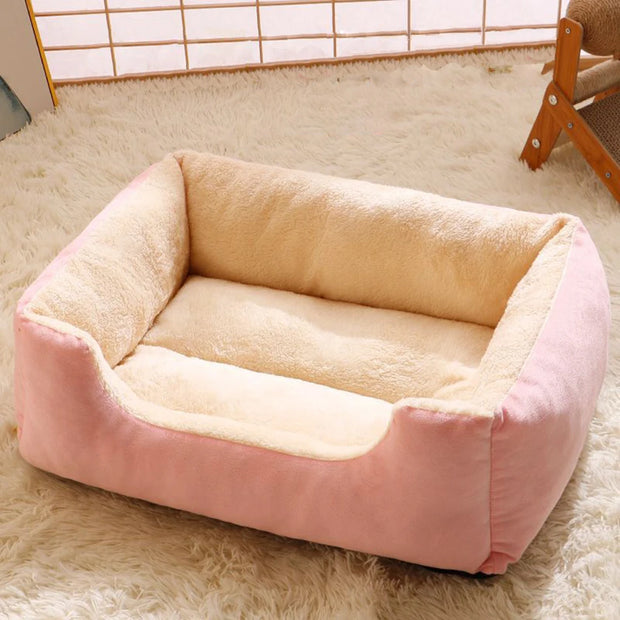 Plush Cat Bed, Comfortable Pet Cushion for Cats and Kittens, Breathable and Soft, Available in S, M, L Sizes