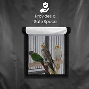 Universal Bird Cage Cover – Waterproof &amp; Breathable Parrot Cage Cover with Window for Outdoor Use