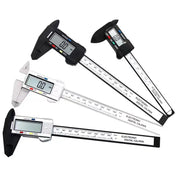 Digital Vernier Caliper - 0-150mm Plastic Measuring Tool with LCD Display