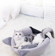 Breathable Removable Cat Bed - Winter Warm Cat House with Non-Slip Bottom