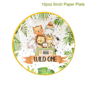 Jungle Animals Honeycomb Decorations – Safari Themed Party Supplies for Birthday, Baby Shower, Wild One, Kids & Gender Reveal