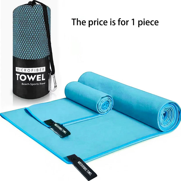 Microfiber Sports Towel – Quick-Dry, Handmade, Soft &amp; Absorbent