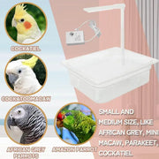 Bird Automatic Bathtub - Multifunctional Parrot Bath Fountain for Birds