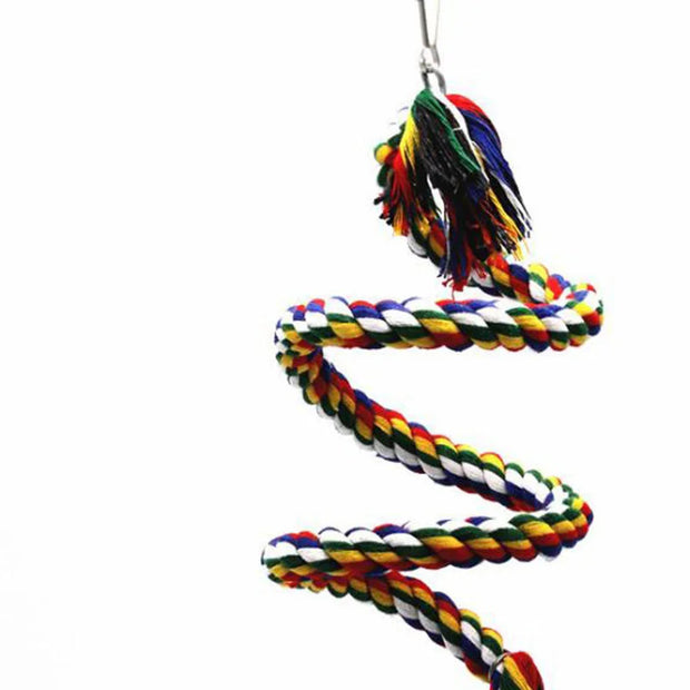 Cotton Bird Toy Rope - 50cm Length (Color as Picture)