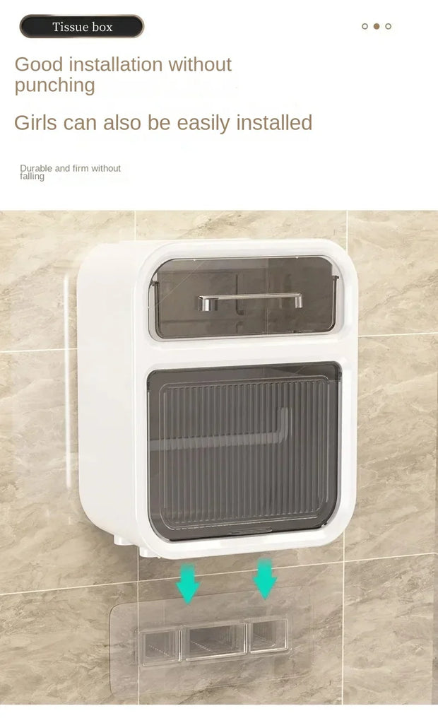 Plastic Toilet Tissue Box – Durable and Convenient Bathroom Storage Solution