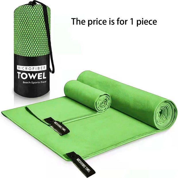 Microfiber Sports Towel – Quick-Dry, Handmade, Soft &amp; Absorbent