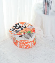 Instant Noodle Shaped Pet House – Soft Plush Cat and Dog Bed