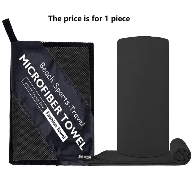 Microfiber Sports Towel – Quick-Dry, Handmade, Soft &amp; Absorbent