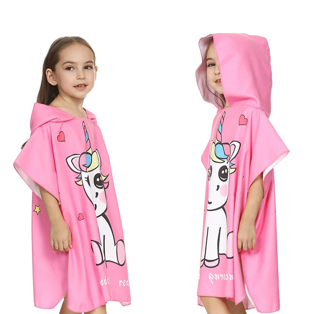 Cartoon Microfiber Quick-Dry Bath Towel – Soft, Absorbent, and Fun for Kids and Adults