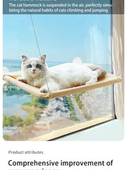 Suction Cup Hanging Cat Nest - Space-Saving Breathable Cat Bed