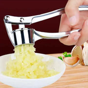 Stainless Steel Garlic Press Crusher - Durable, Easy-to-Use Kitchen Tool