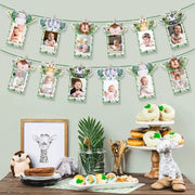 Jungle Animals Honeycomb Decorations – Safari Themed Party Supplies for Birthday, Baby Shower, Wild One, Kids & Gender Reveal