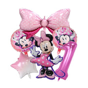 Minnie Mouse Birthday Party Supplies – Disposable Tableware, Balloons, Cups, Plates, Tablecloth, Baby Shower Decorations