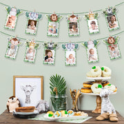 Jungle Animals Honeycomb Decorations – Safari Themed Party Supplies for Birthday, Baby Shower, Wild One, Kids & Gender Reveal