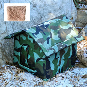 Outdoor Waterproof Cat House – Foldable Oxford Fabric Shelter for Stray Cats & Small Dogs