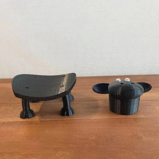 Black Sheep Toilet Roll Holder - Cute Resin Tissue Rack