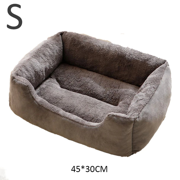 Plush Cat Bed, Comfortable Pet Cushion for Cats and Kittens, Breathable and Soft, Available in S, M, L Sizes