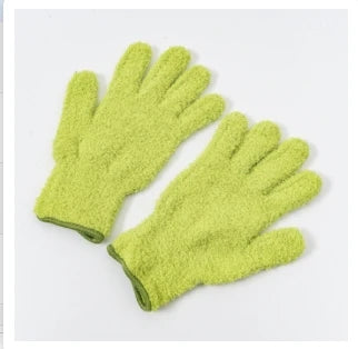 Microfiber Dust Cleaning Gloves - Reusable & Machine Washable