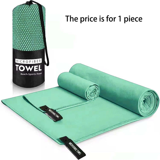 Microfiber Sports Towel – Quick-Dry, Handmade, Soft &amp; Absorbent