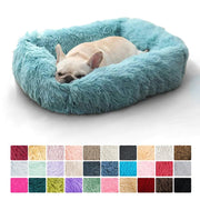 Comfortable Plush Dog Bed - Breathable, Soft & Portable Pet Sofa (XS/S/M/L)