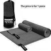 Microfiber Sports Towel – Quick-Dry, Handmade, Soft &amp; Absorbent