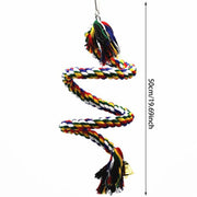 Cotton Bird Toy Rope - 50cm Length (Color as Picture)