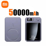 Xiaomi Mijia 100,000mAh Magnetic Qi Wireless Charger Power Bank – 22.5W Fast Charging for iPhone, Samsung, Huawei