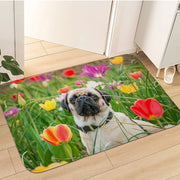 Modern Cartoon Printed Suede Carpet – Anti-Slip, Wrinkle-Resistant, Available in Multiple Sizes