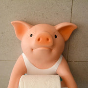 Pig Style Toilet Paper Holder