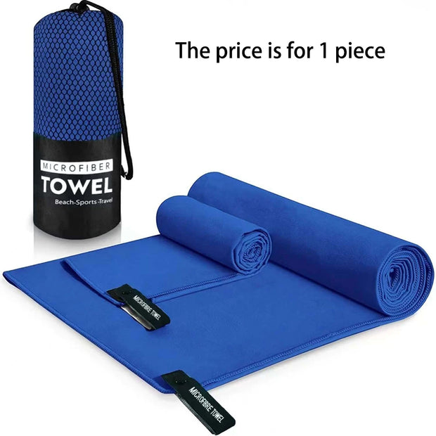 Microfiber Sports Towel – Quick-Dry, Handmade, Soft &amp; Absorbent